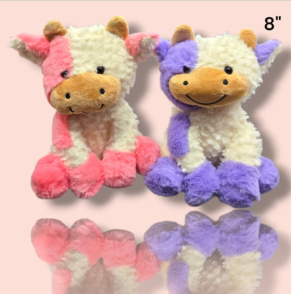 8" Cow plushie