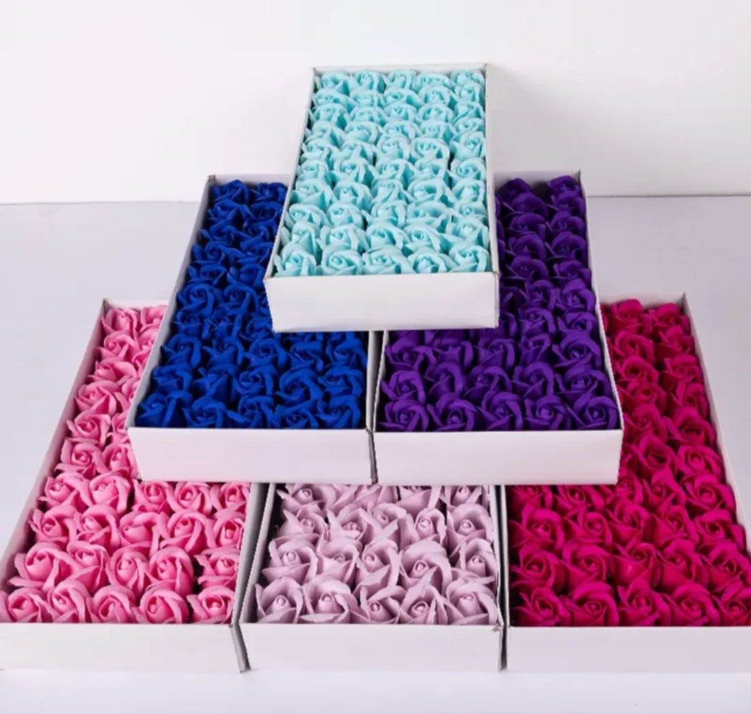 50pc- Soap rose