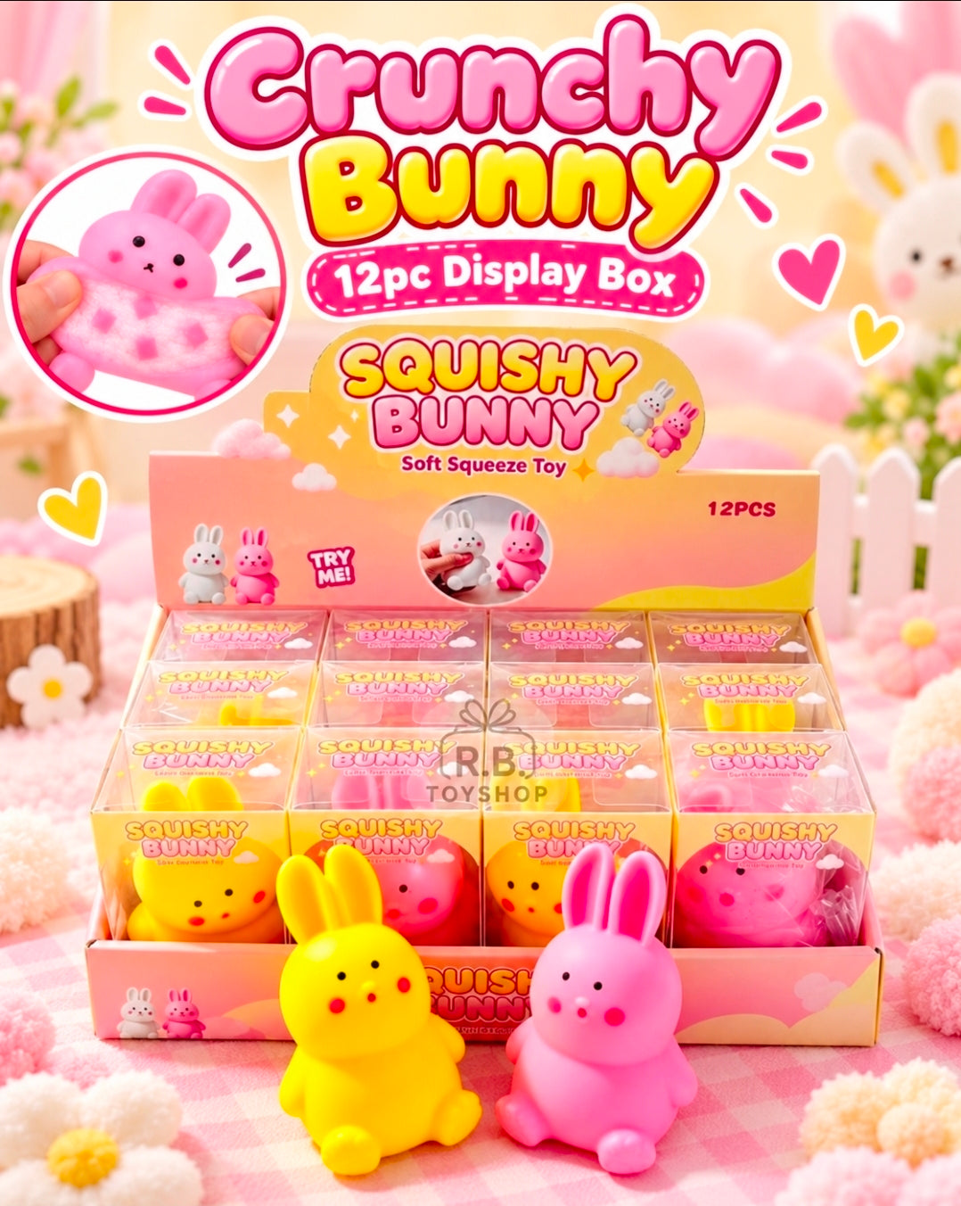 12PC CRUNCHY BUNNY 🐰