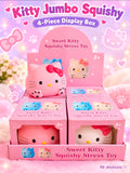 4PC Jumbo Kitty Squishy