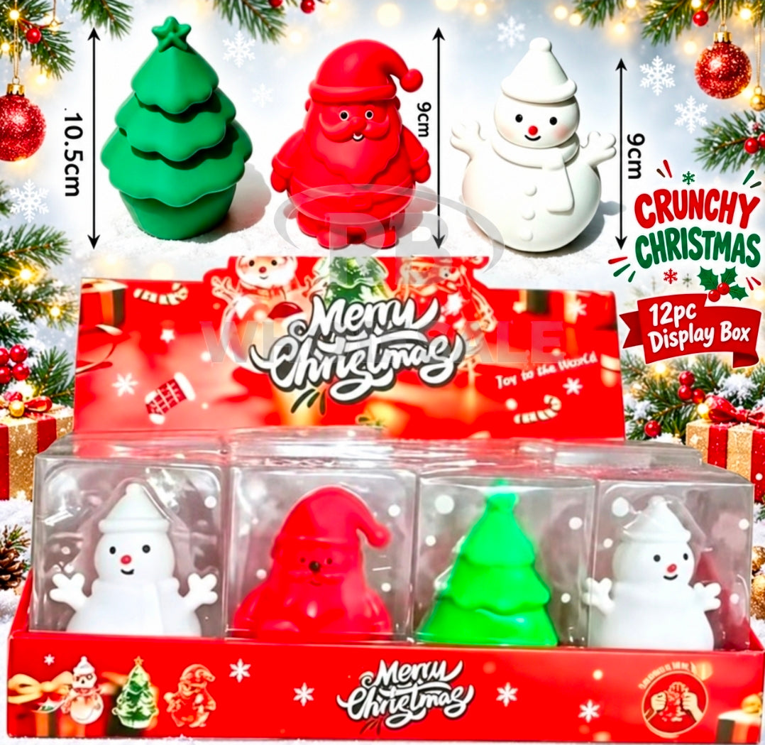 12PC Mix Crunchy Christmas Squishy 🎅