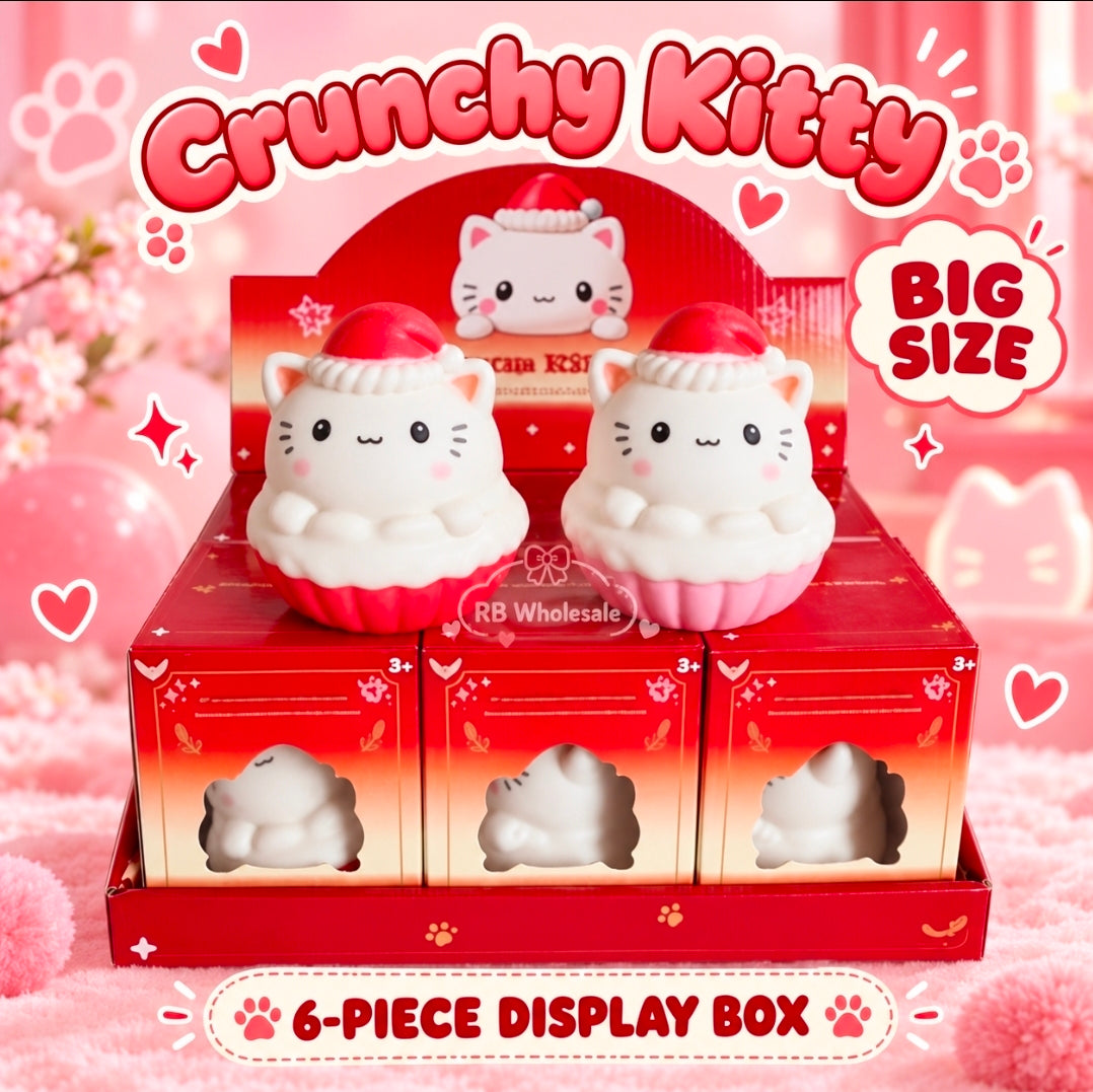 6PC Crunchy Cupcake kitty🧁