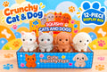 12PC CRUNCHY  KITTY &  PUPPY