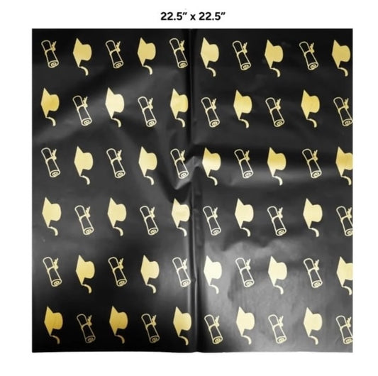 Graduation floral paper