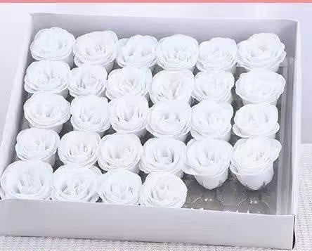 White-Glitter rose