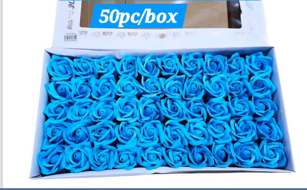 50pc- Soap rose