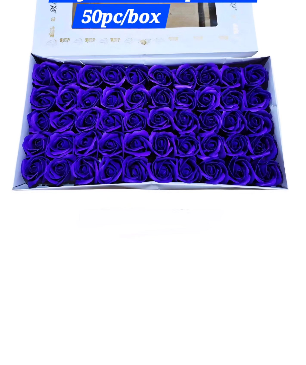 50pc- Soap rose