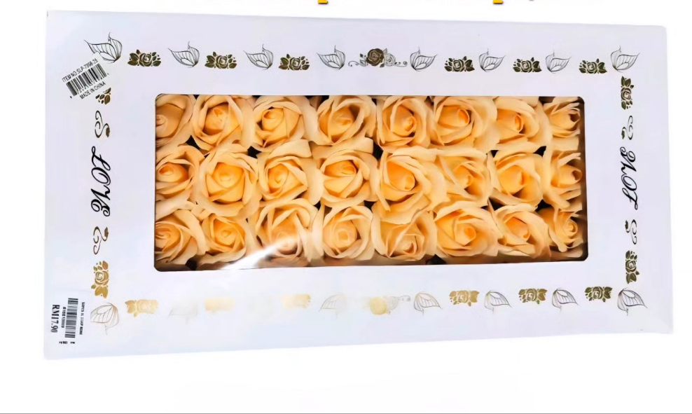 50pc- Soap rose