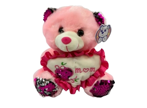 3PC-MOM PLUSH BEAR WITH HEART