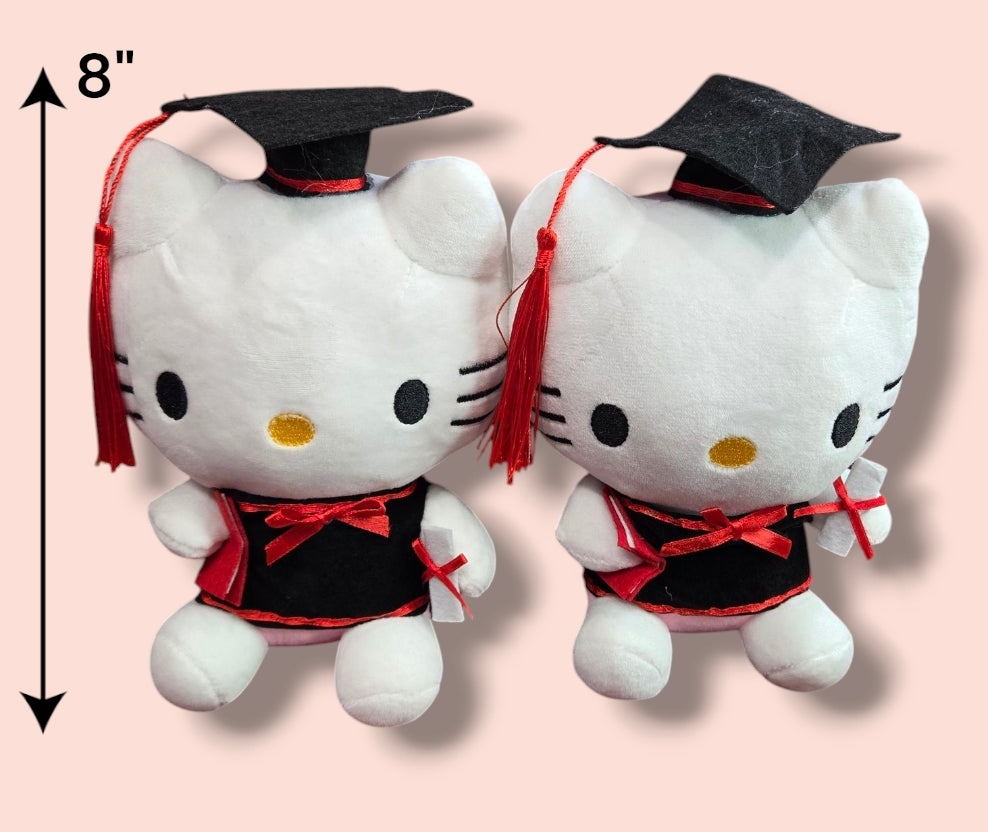 8"GRADUATION KITTY