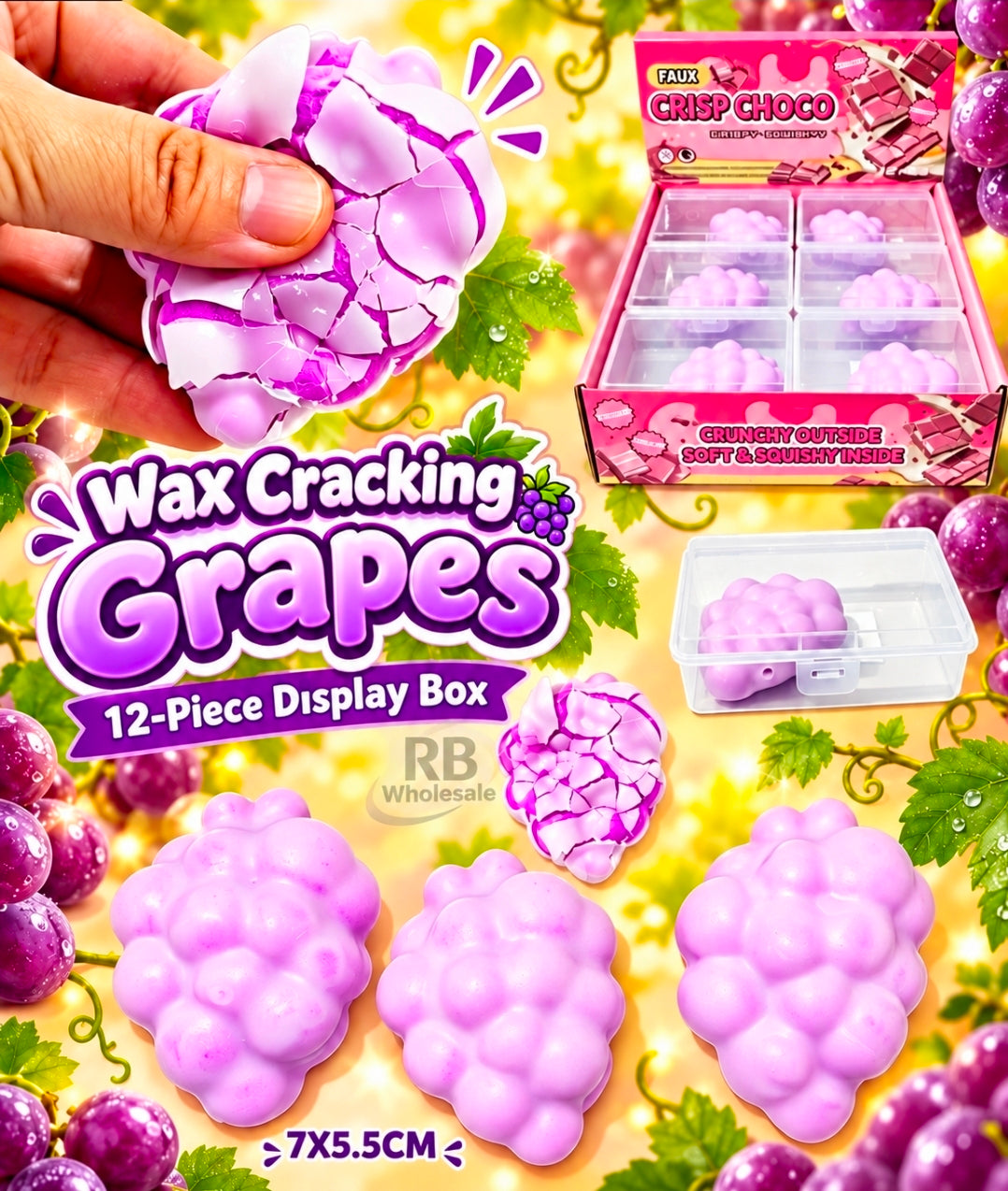12PC Wax Cracking Grape 🍇