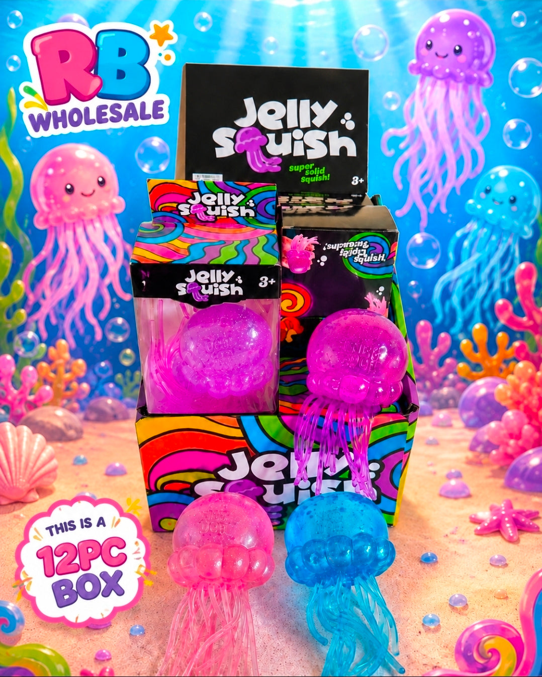 12pc Big Jelly Squish
