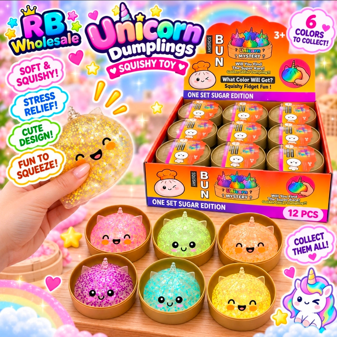 12PC UNICORN DUMPLING 🦄