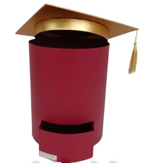 Red-Graduation Box with drawer