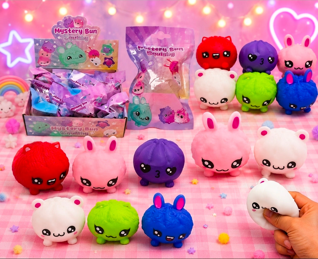 12pc Mystery Bun squishy