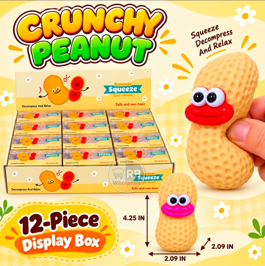 12pc Crunchy peanut with Face