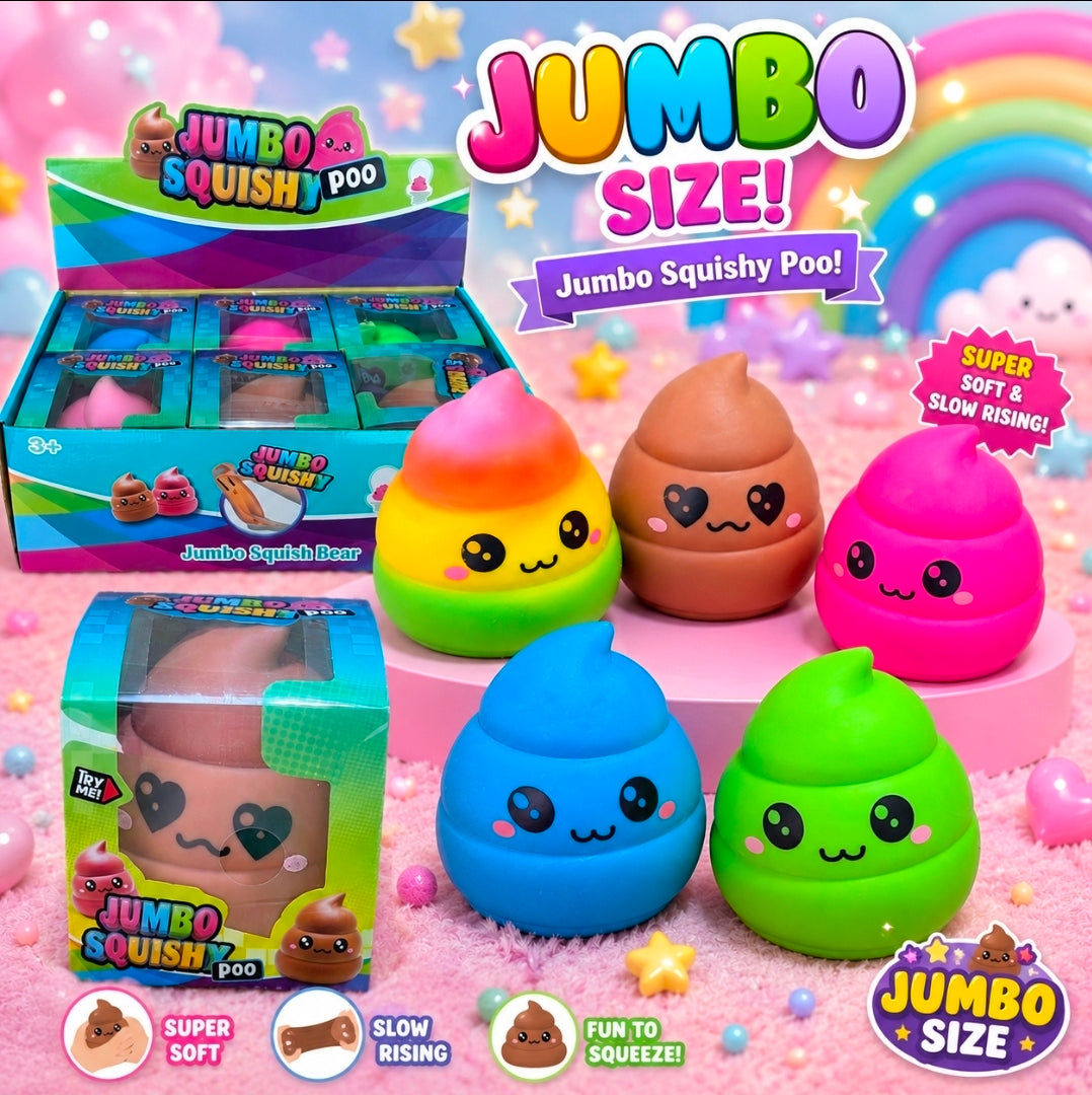 6pc Jumbo Squishy 💩