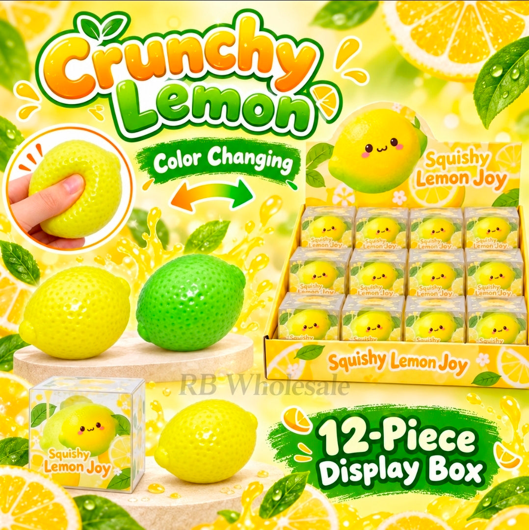 12PC Crunchy Color Changing Lemon 🍋