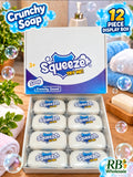 12PC White Scented Crunchy  Soap
