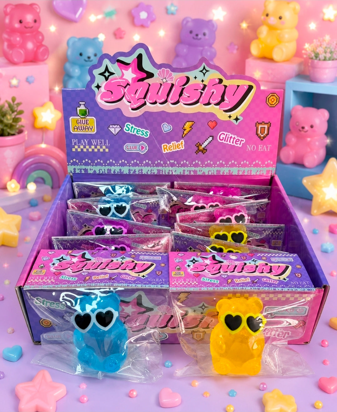 12pc Gummy Bear with sunglasses 👓