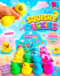 12pc Color Squishy Duckies 🐤