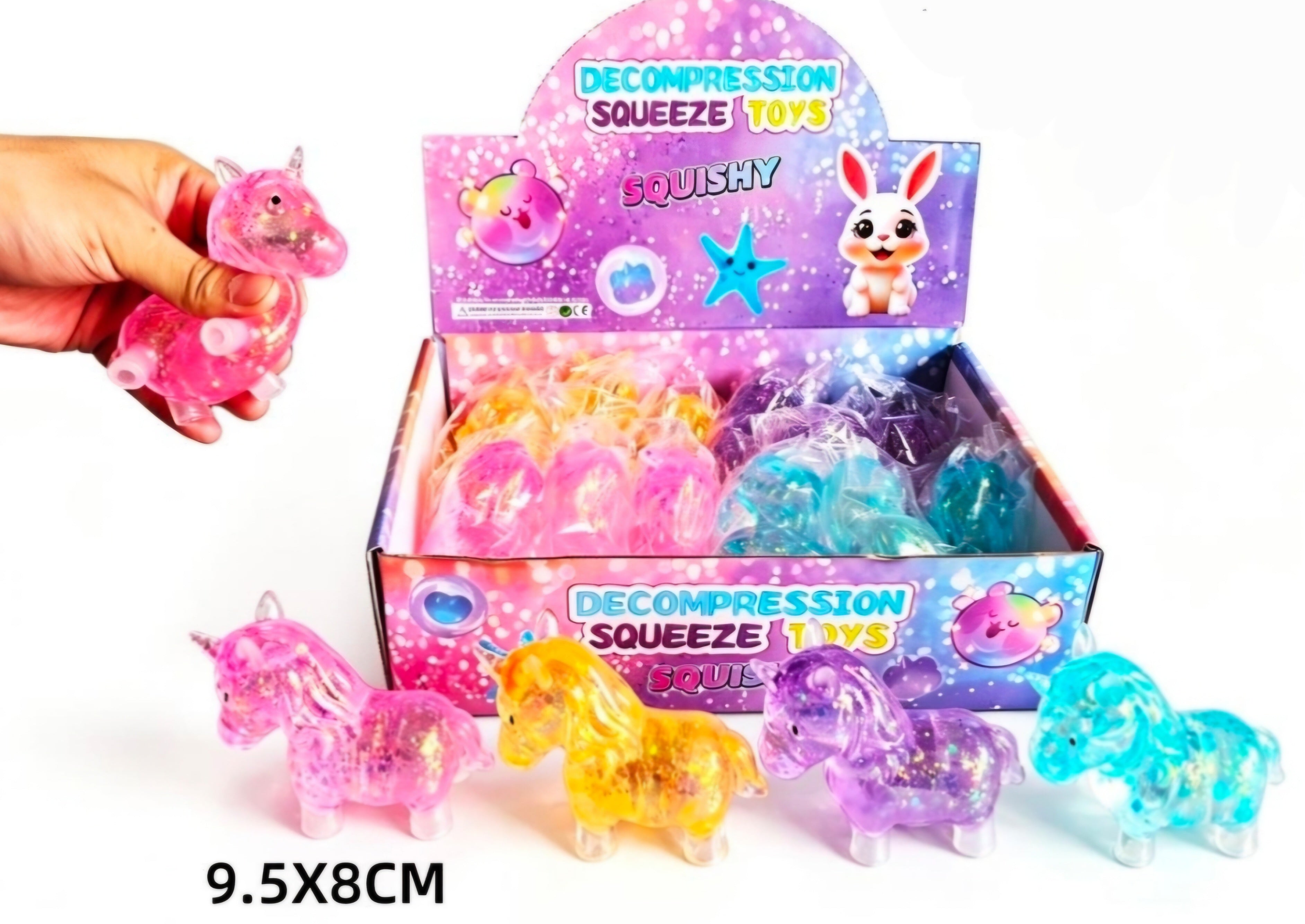 12pc-Unicorn squishy