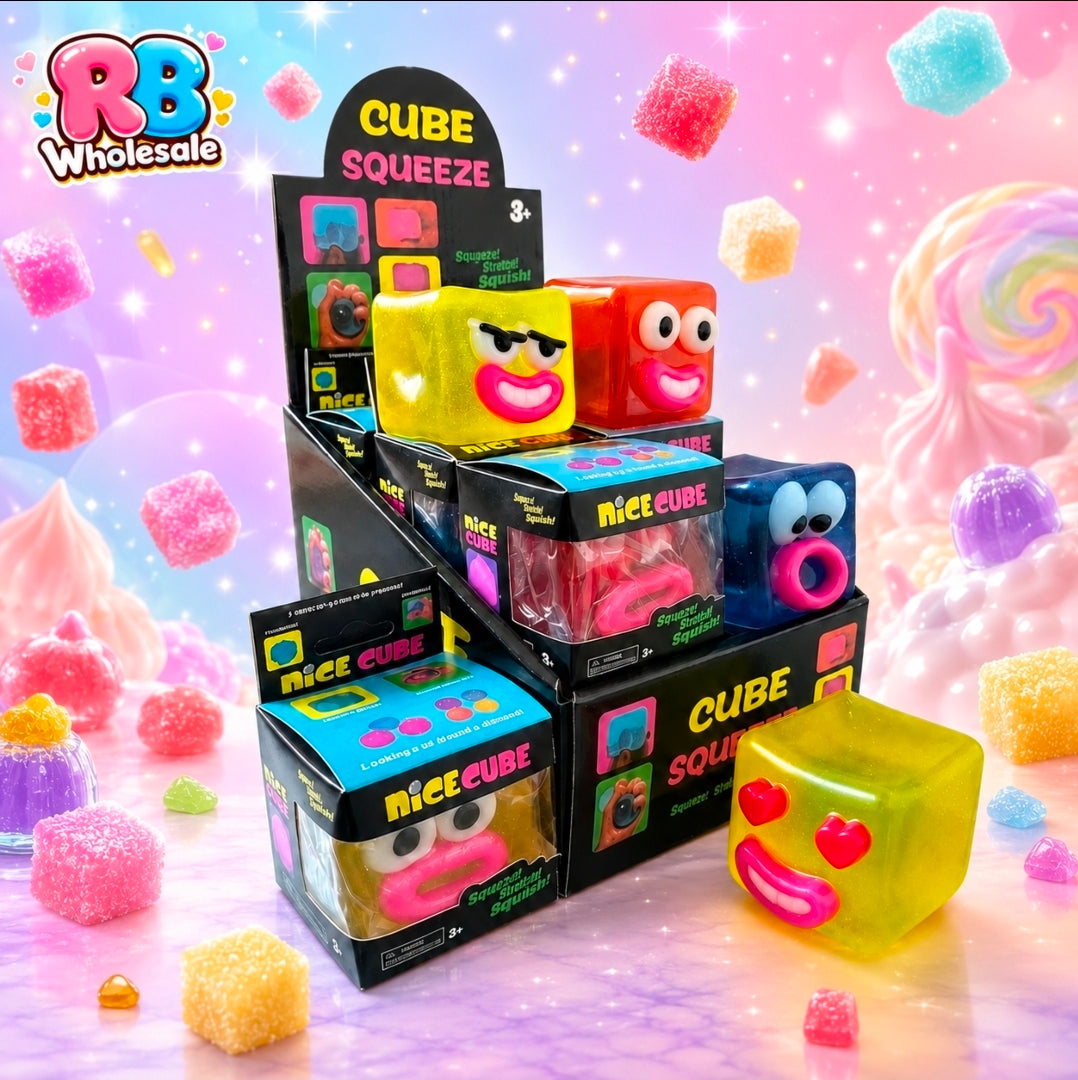 12PC Cute Face Cube