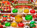 12PC SUGAR CHRISTMAS REINDEER DUMPLINGS