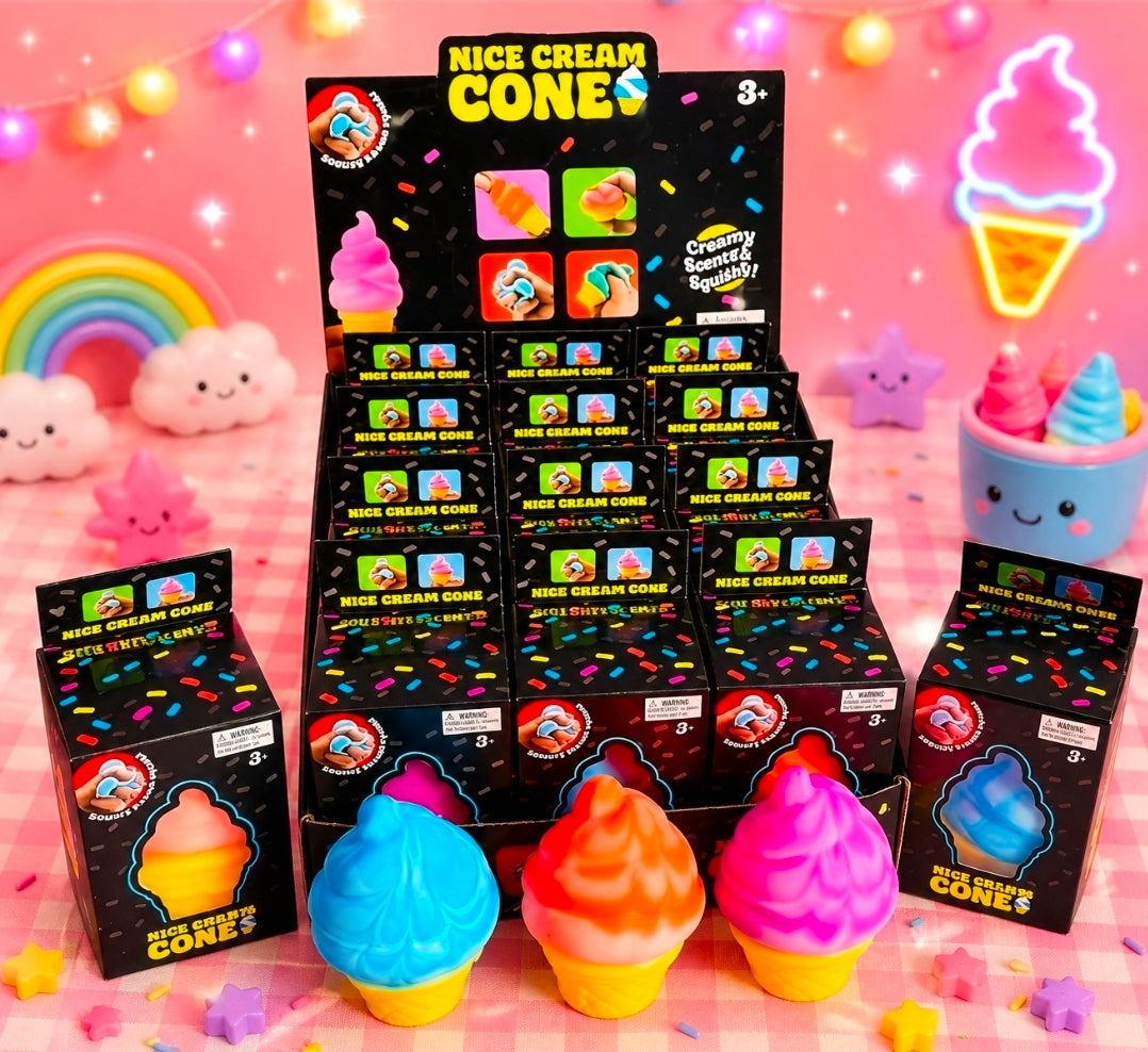12PC BOX ICE CREAM CONE