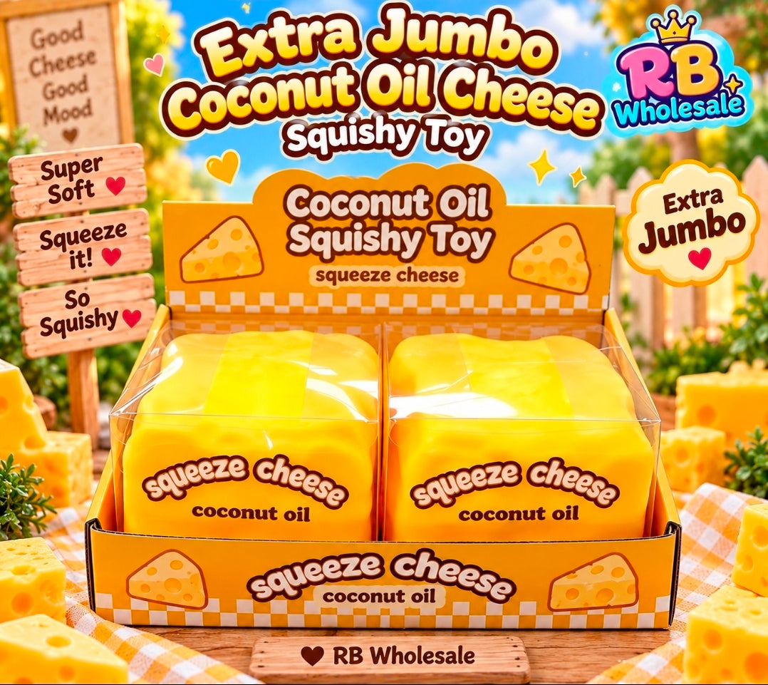 2PC JUMBO COCONUT OIL CHEESE 🧀