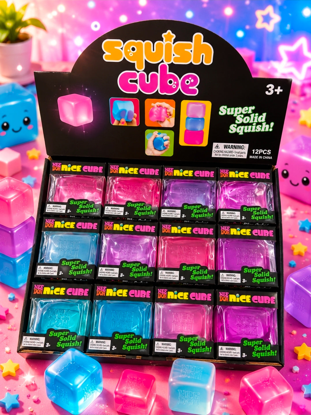 12pc Squishy Cube