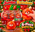 6PC Jumbo Christmas Reindeer