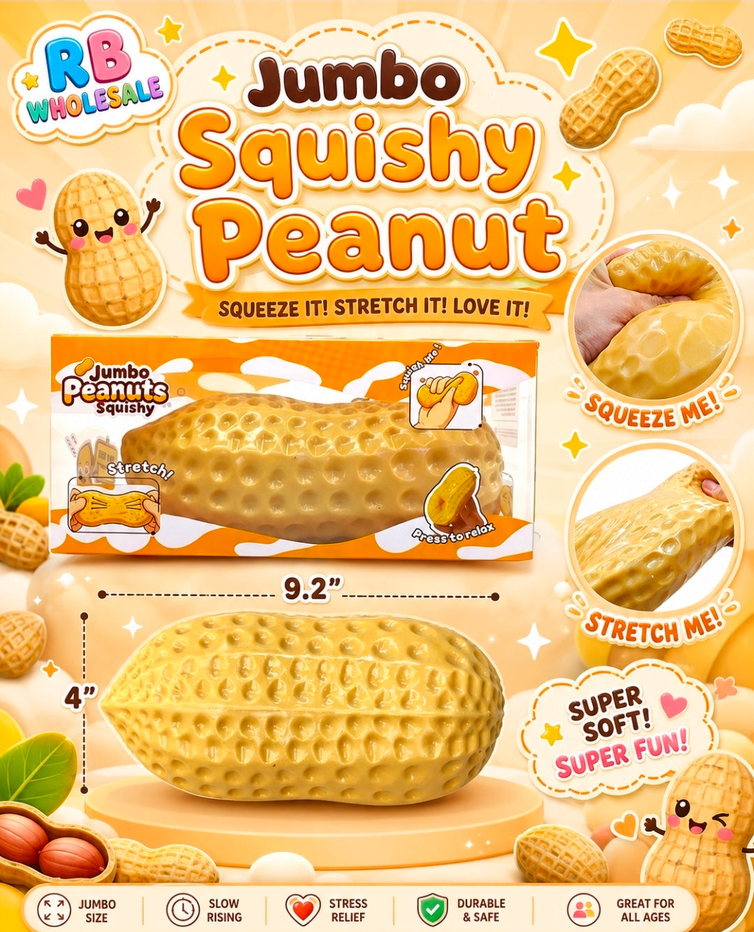 3pc Jumbo peanut 🥜