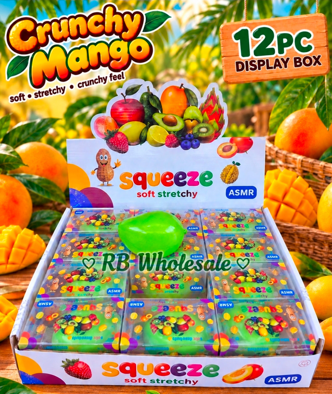 12pc Crunchy Mango 🥭