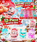 12PC Mix Vaseline Christmas Squishys