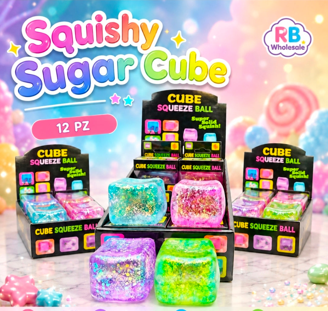 12pc Sugar Glitter Cube