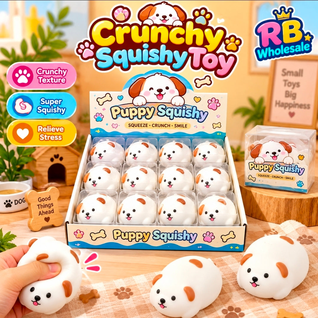 12PC Crunchy White Doggy 🐕