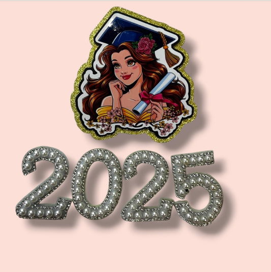 Belle 2025 graduation Topper set