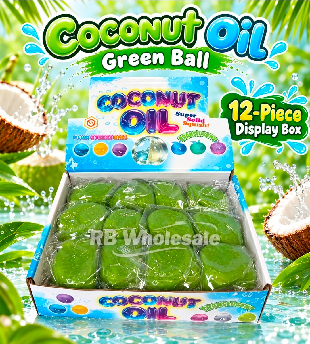 12PC COCONUT OIL GREEN BALL 💚