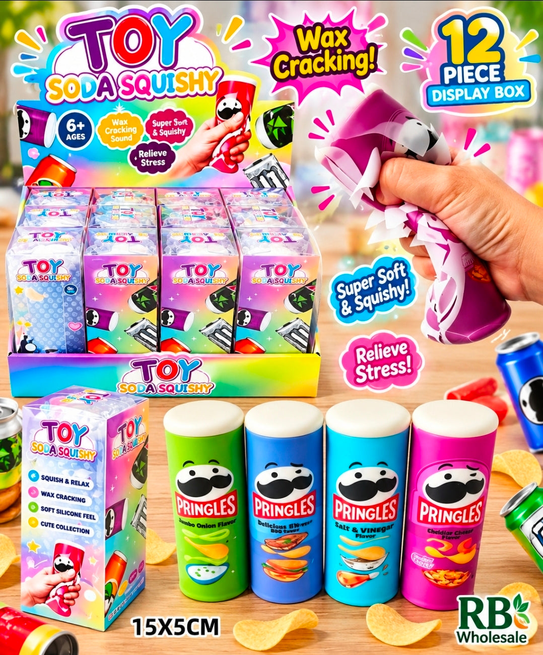12PC WAX CRACKING TOY