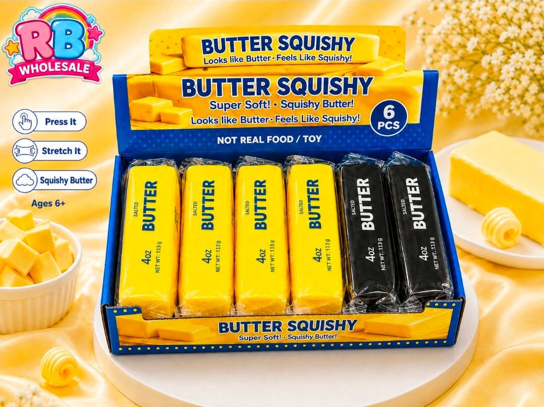12pc Mix Squishy Butter