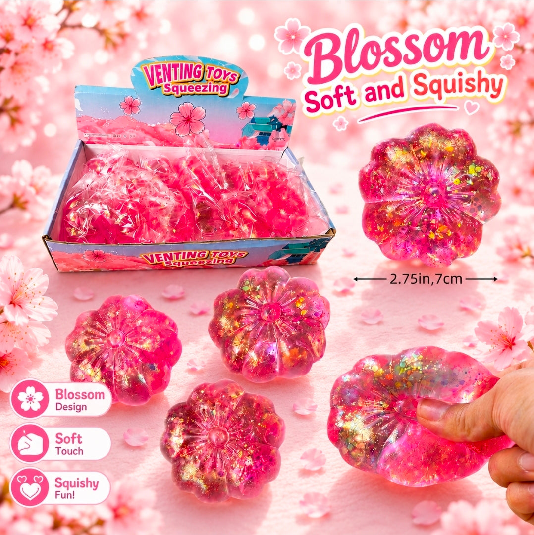 12pc Sugar Cherry Blossom squishy