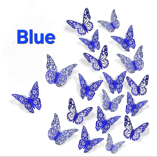 12pc-Blue butterfly 🦋