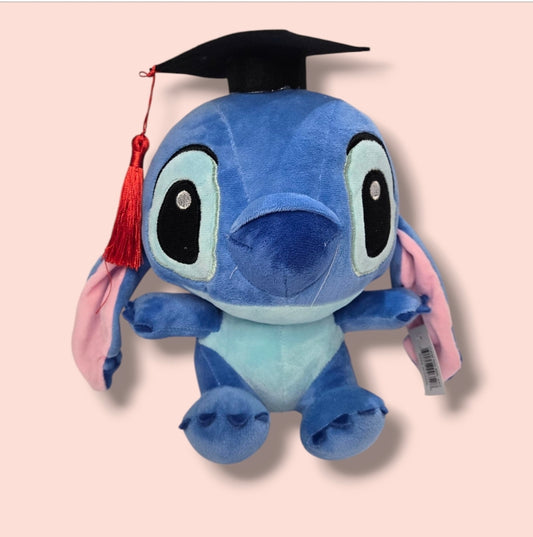 10" Graduation blue or pink plush