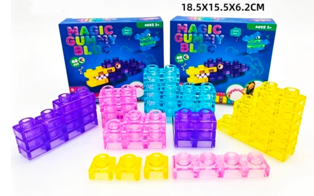 40pc Gummy blocks