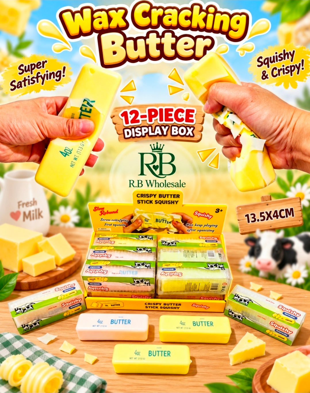 12PC WAX CRACKING BUTTER 🧈