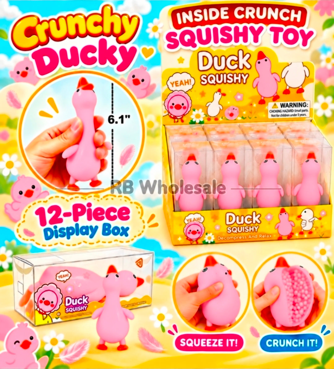12pc Crunchy ducky 🐤