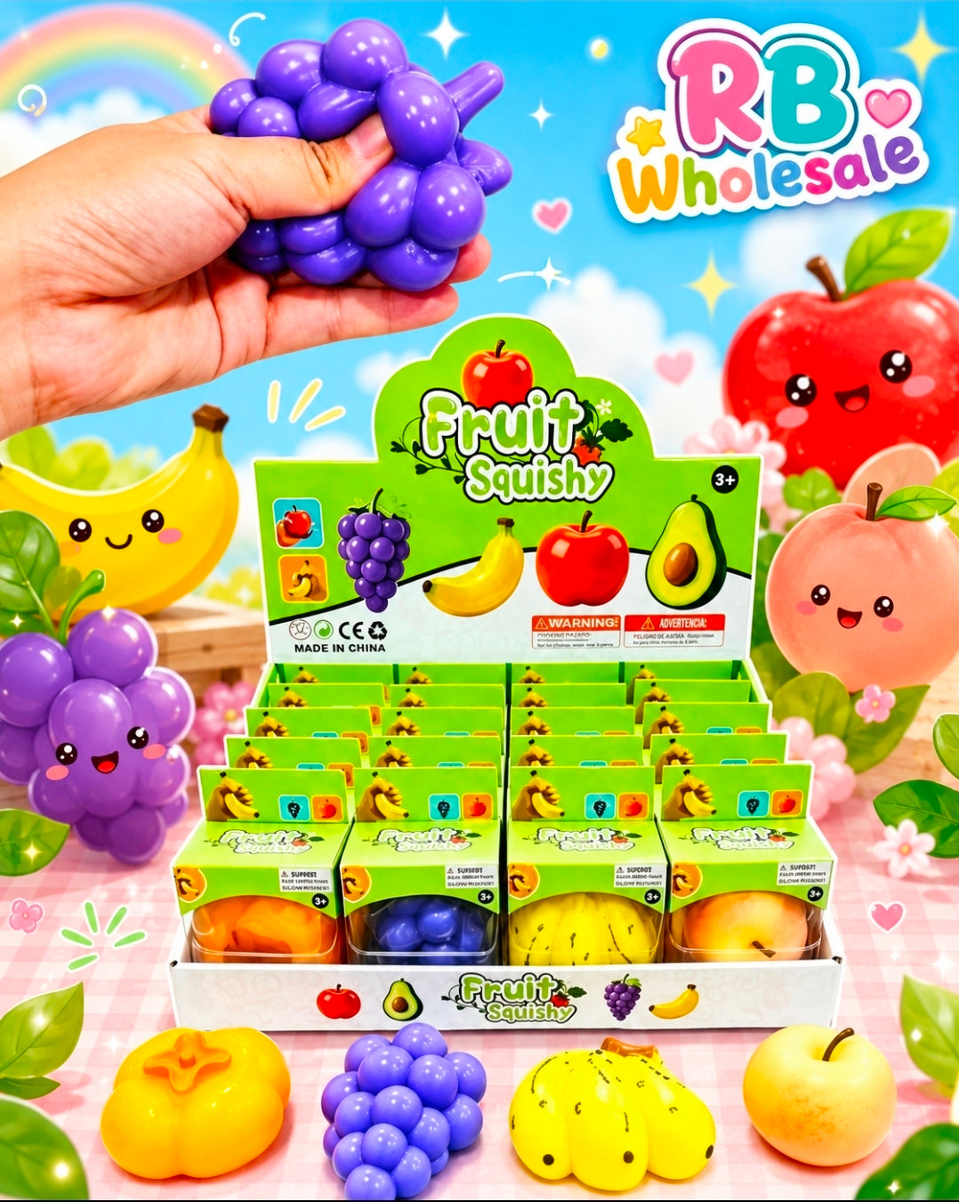20Pc Fruit Display
