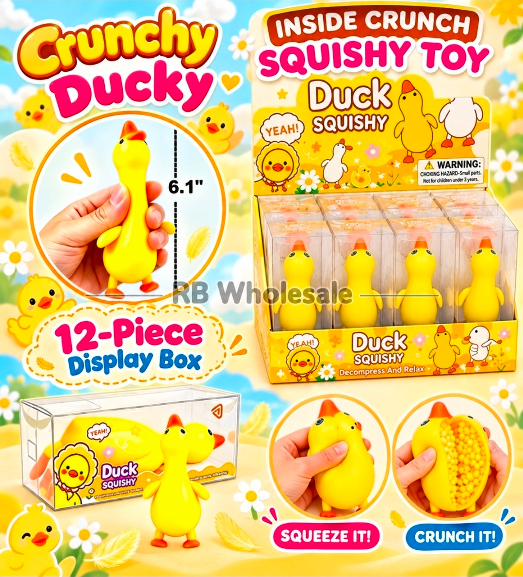 12pc Crunchy ducky 🐤