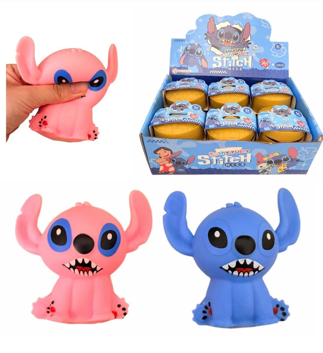 12pc Blue Alien 👽 Squishy